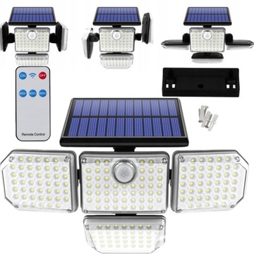 LAMPA SOLARNA LED OGRODOWA ULICZNA CZUJNIK RUCHU