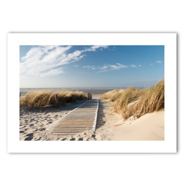 Obraz Plakat do salonu Ścieżka na plażę (A4)