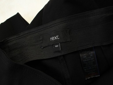 NEXT Spodnie eleganckie czarne rurki slim r. M 38