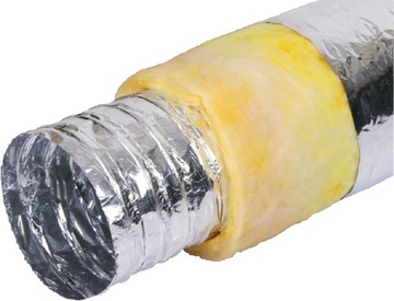 ИЗОЛИРОВАННАЯ ТРУБА THERMOFLEX SPIRO КАБЕЛЬ ГИБКИЙ КАНАЛ 125 ММ - 10М