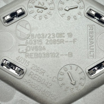 Новый колпак оригинального легкосплавного диска Renault 403152085R