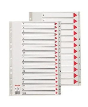 Разделители А4 с местом для описаний ПП СЕРЫЙ Возможность!