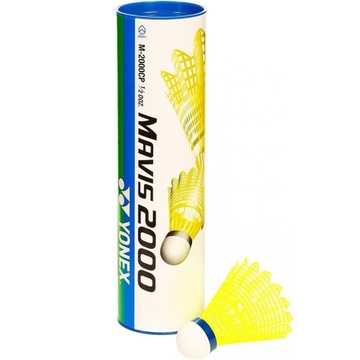 Синтетические челноки Mavis 2000Y Yonex - желтый средний