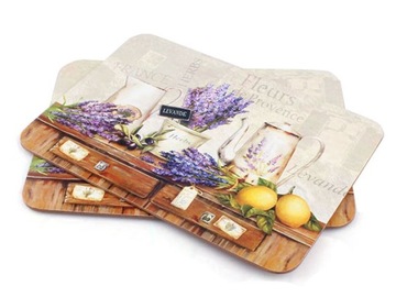 Podkładki Korkowe Korek 2szt kpl. 29x21cm Lawenda