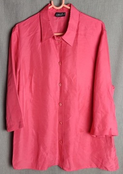 SAMOON 100% jedwabna koszulowa bluzka damska D 46