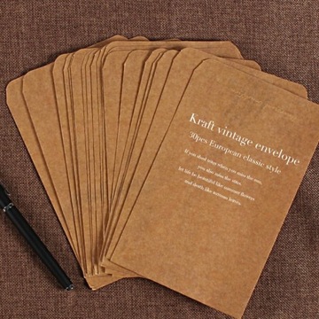 Styl papieru kraft Lot Vintage koperty z papieru p