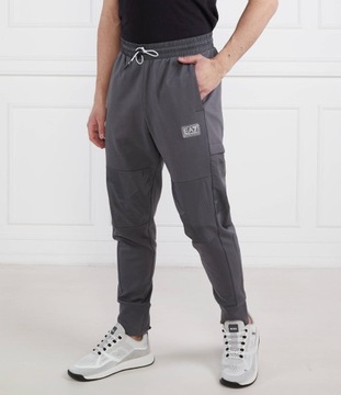 Finn Comfort spodnie dresowe męskie szary rozmiar L