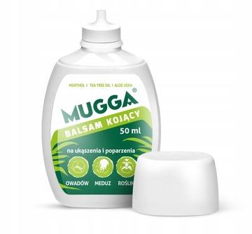 Набор из 2 шариковых лосьонов Mugga 20% ДЭТА от комаров и клещей 50 мл + бальзам