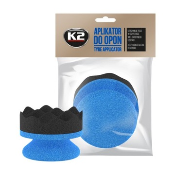 K2 ERGONOMICZNY APLIKATOR GĄBKA DO OPON