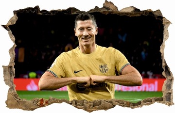 Robert Lewandowski BARCELONA naklejka na ścianę 40 cm #514