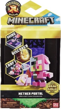 TREASURE X MINECRAFT NETHER PORTAL FIGURKA SKARB
