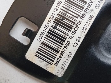 DRŽÁK DRŽÁKY ISOFIX PEUGEOT 508 II KOMBI