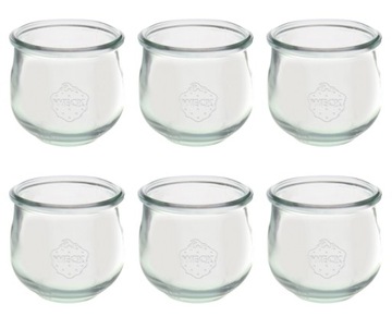 Słoik na przetwory zestaw WECK 6szt 370ml