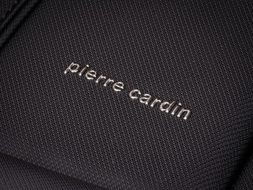 СТИЛЬНАЯ черная мужская сумка через плечо Pierre Cardin Сумка-мессенджер с длинным ремешком