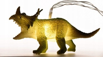 ДИНОЗАВРЫ НОЧНАЯ ГИРЛЕНД-СВЕТИЛЬНИК 1,5м LED 10 ШТ.