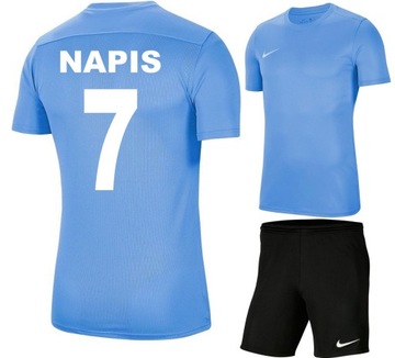 Nike komplet strój piłkarski z NADRUKIEM 147-158
