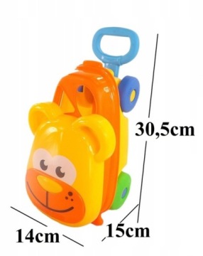 ЧЕМОДАН BLOCKS PUSH BEAR С РУЧКОЙ 26368Ż