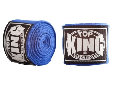БАНДАЖИ БОКСЕРСКИЕ TOP KING TOP KING 4М СИНИЕ