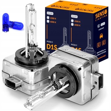 2x ŻARNIK SENSO D1S 4300K 6000K XENON HOMOLOGACJA E4 BASIC