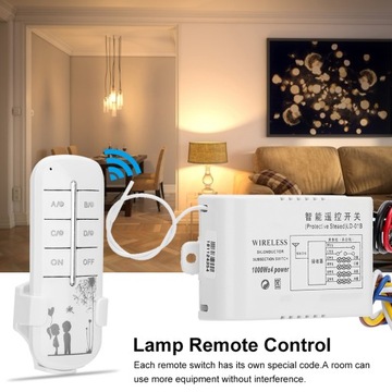 220 V 4-kierunkowy inteligentny bezprzewodowy przełącznik cyfrowy UE