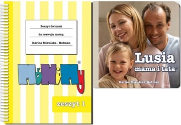 MóWiMy. Zeszyt ćwiczeń Część 1 + MóWiMy. Lusia, mama i tata ROZWÓJ MOWY