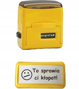 Pieczątka motywująca TO SPRAWIA CI KŁOPOT