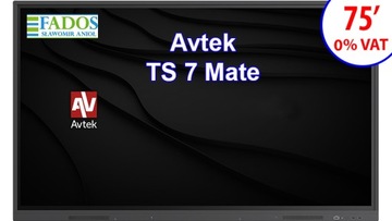 Monitor interaktywny Avtek TS 7 Mate 75 0% VAT EDU