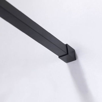 ŚCIANKA SZYBA PRYSZNICOWA SH05G CZARNA 130 CM 8 MM