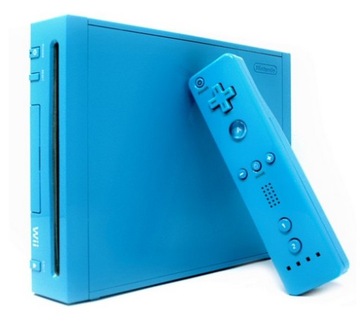 NINTENDO WII BLUE + WII REMOTE PLUS + НОВАЯ ИГРА!