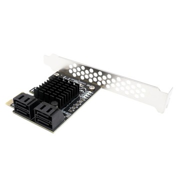 Карта адаптера для ПК PCIe 1X–4x SATA 3.0 Serial ATA до 6 Гбит/с