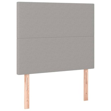 Континентальная кровать с матрасом, светло-серый 120х20