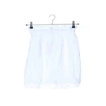 H&M Lniana spódnica Rozm. EU 38 biały