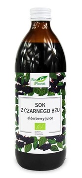 Sok z czarnego bzu BIO 500ml Bio Planet
