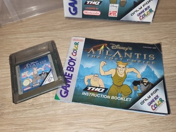 ATLANTIS THE LOST EMPIRE — НАБОР GAME BOY COLOR GBC + ЗАЩИТНИК