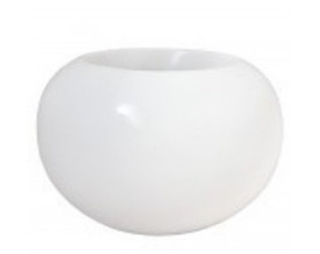 OSŁONKA CERAMICZNA KULA BIAŁA SZKLIWIONA 9cm