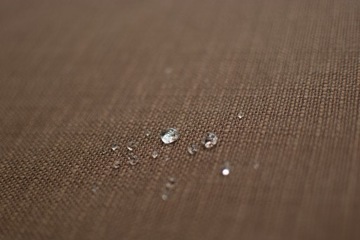 Ажурная настольная дорожка матового коричневого цвета, грязеотталкивающая, как лен, 60Х100.