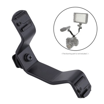 Двойной монтажный кронштейн Hot Shoe V для видеоламп