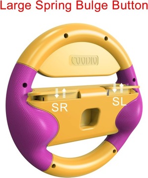 2 РУЛЯ COODIO JOY-CON ДЛЯ MARIO KART 8 DELUXE NINTENDO SWITCH OLED