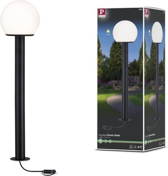 Słupek ogrodowy lampa oświetleniowa Paulmann Plug Shine GLOBE