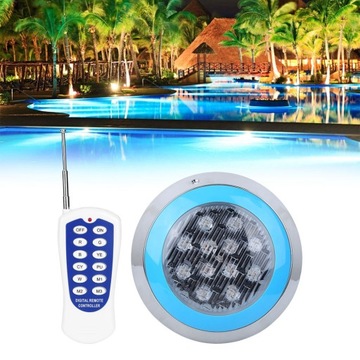 LAMPA DO BASENU BASENOWA 12LED Z PILOTEM 12W