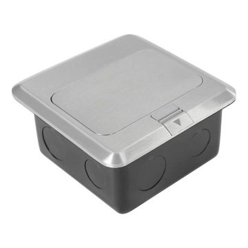 1 двойная евророзетка Access, серебристая J02, выдвижная