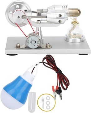 LUX Model Generator Silnik Stirlinga z lampką LED