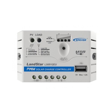 REGULATOR KONTROLER SOLARNY PWM 5A 12V USB