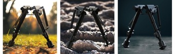 Сошки ЖГ 6-9-BIPOD PICATINNY СОШКИ С ПЕРЕХОДНИКОМ ДЛЯ ВИНТОВКИ