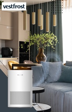 Wydajny oczyszczacz powietrza do domu, dla alergika Vestfrost VP-A1S40WH