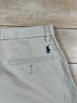 Ralph Lauren chino krótkie spodenki unikat logo M