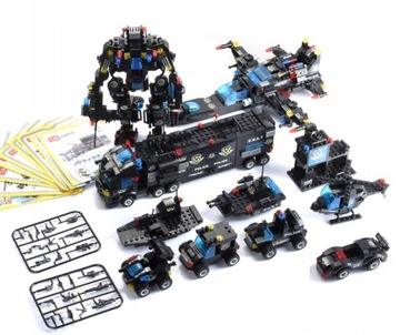 Набор блоков СПЕЦИАЛЬНАЯ ПОЛИЦИЯ (725ШТ) МА112