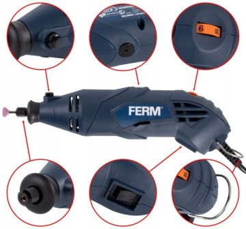 МИНИ ШЛИФОВАЛЬНАЯ МАШИНА + АКСЕССУАРЫ FERM