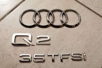 AUDI Q2 35 TFSI VÍKO KUFRU ZNAKY ZNAK NÁPIS