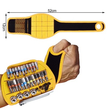 Unisex opaska magnetyczna na nadgarstek uchwyt na